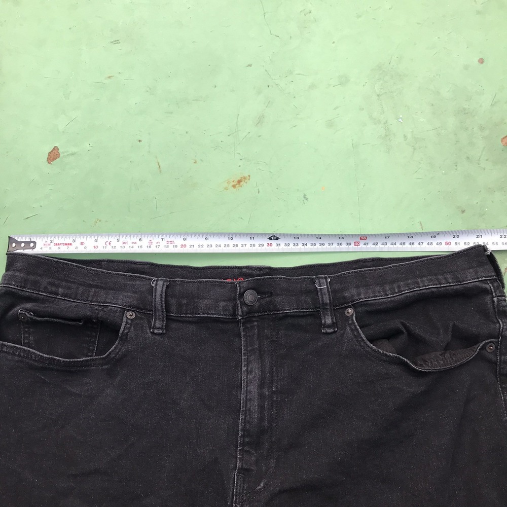 Lucky‎ Brand Athletic Fit Jeans Mens 42x32 Stretch Denim Big Dark Wash Straight - Picture 11 of 16